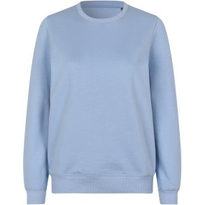 ID 0683 Sweatshirt  kologisk  dame Lys bl