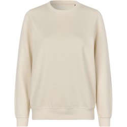 ID 0683 Sweatshirt  økologisk  dame Off-white