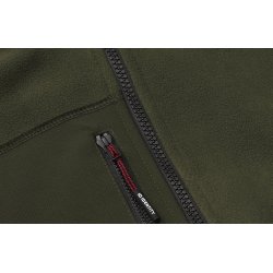 ID 0744 Bonded fleecejakke Oliven