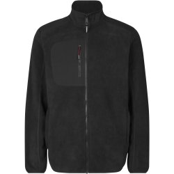 ID 0744 Bonded fleecejakke Sort