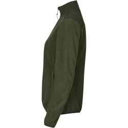 ID 0745 Bonded fleecejakke  dame Oliven