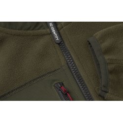 ID 0745 Bonded fleecejakke  dame Oliven