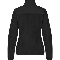 ID 0745 Bonded fleecejakke  dame Sort