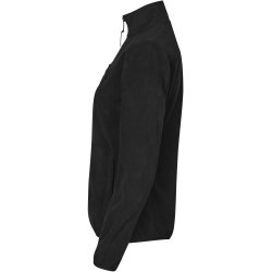 ID 0745 Bonded fleecejakke  dame Sort