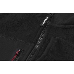 ID 0745 Bonded fleecejakke  dame Sort