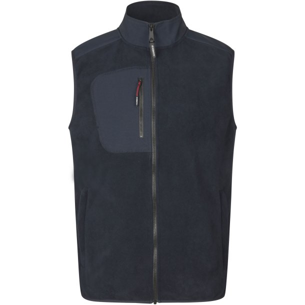 ID 0746 Bonded fleecevest Navy