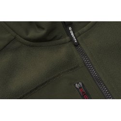 ID 0746 Bonded fleecevest Oliven