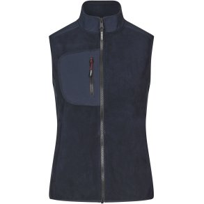 ID 0747 Bonded fleecevest  dame Navy