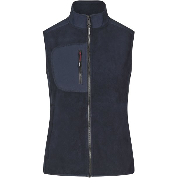 ID 0747 Bonded fleecevest  dame Navy