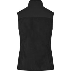 ID 0747 Bonded fleecevest  dame Sort