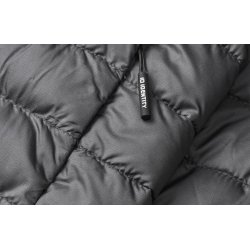 ID 0752 Letvgtsjakke  vatteret Silver grey