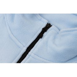 ID 0803 Cardigan  mikrofleece Lys bl