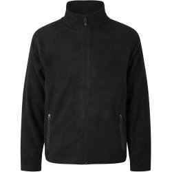 ID 0803 Cardigan  mikrofleece Sort