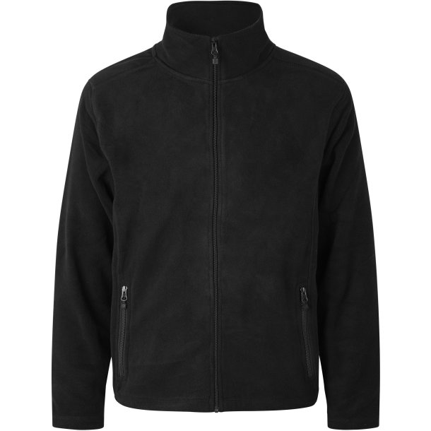 ID 0803 Cardigan  mikrofleece Sort