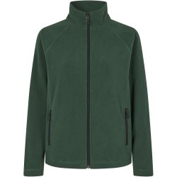 ID 0805 Cardigan  mikrofleece  dame Flaskegrn