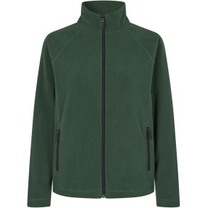 ID 0805 Cardigan  mikrofleece  dame Flaskegrn