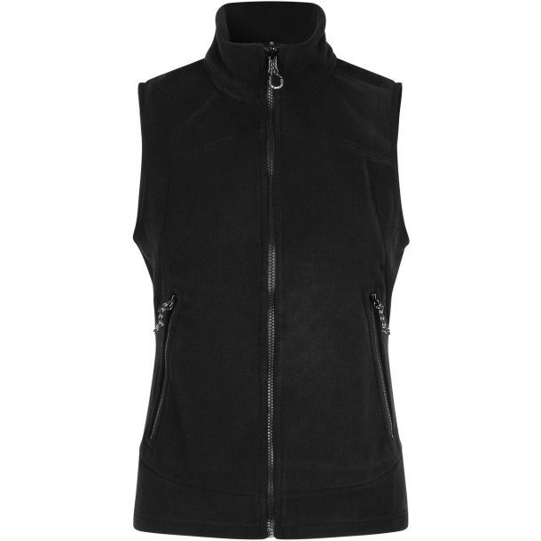 ID 0812 Active vest mikrofleece dame Sort