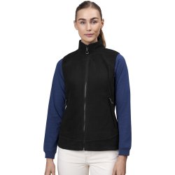 ID 0812 Active vest  mikrofleece  dame Sort