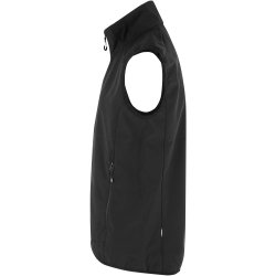 ID 0824 Softshell vest  funktionel Sort