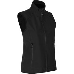 ID 0825 Softshell vest  funktionel  dame Sort
