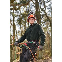 ID 0828 Pile fleece jakke Oliven