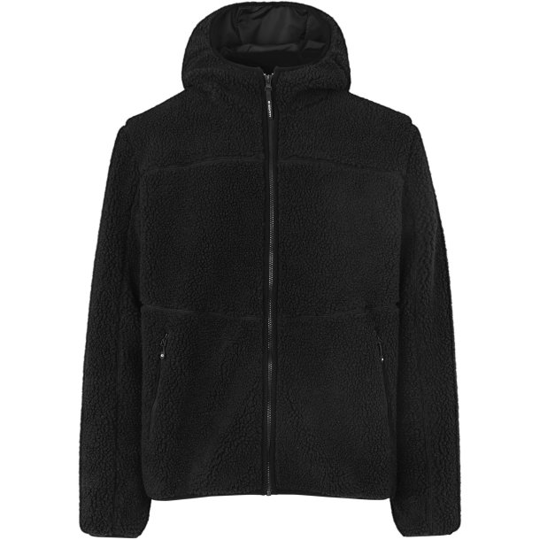 ID 0828 Pile fleece jakke Sort