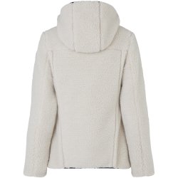 ID 0829 Pile fleece jakke  dame Off-white
