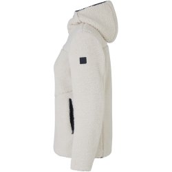 ID 0829 Pile fleece jakke  dame Off-white