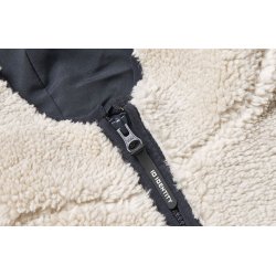 ID 0829 Pile fleece jakke  dame Off-white