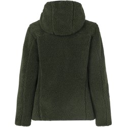 ID 0829 Pile fleece jakke  dame Oliven