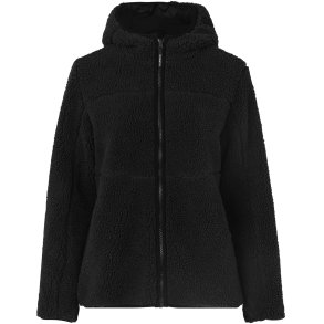 ID 0829 Pile fleece jakke  dame Sort