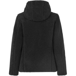 ID 0829 Pile fleece jakke  dame Sort