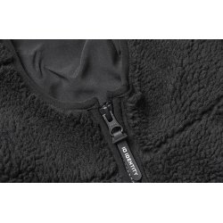 ID 0829 Pile fleece jakke  dame Sort