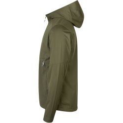 ID 0836 Softshell jakke  letvgt Oliven