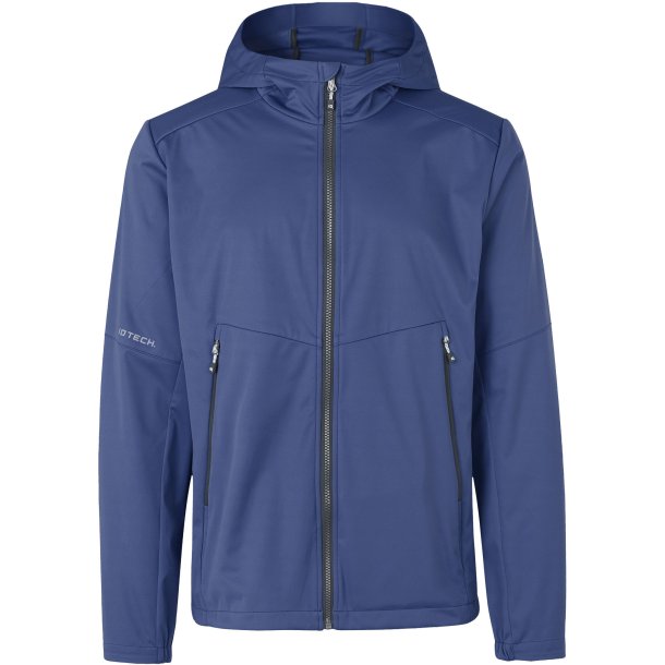 ID 0836 Softshell jakke  letvgt Stormy blue