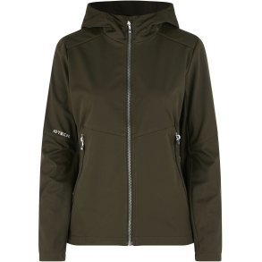 ID 0837 Softshell jakke  letvgt  dame Oliven