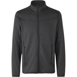 ID 0840 Cardigan  stretch komfort Koks grå