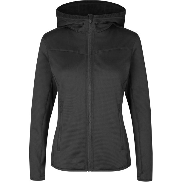 ID 0841 Cardigan stretch komfort dame Sort