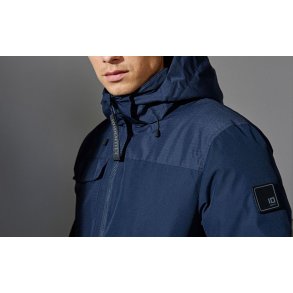 ID 0842 Hooded vinterjakke Navy
