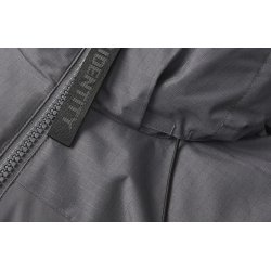 ID 0842 Hooded vinterjakke Silver grey