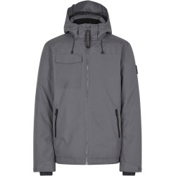 ID 0842 Hooded vinterjakke Silver grey