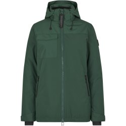 ID 0843 Hooded vinterjakke   dame Flaskegrn
