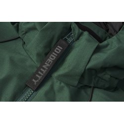 ID 0843 Hooded vinterjakke   dame Flaskegrn