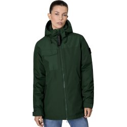 ID 0843 Hooded vinterjakke   dame Flaskegrn