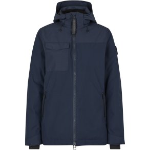 ID 0843 Hooded vinterjakke   dame Navy