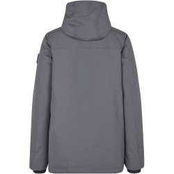 ID 0843 Hooded vinterjakke   dame Silver grey
