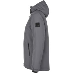ID 0843 Hooded vinterjakke   dame Silver grey