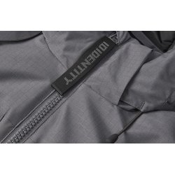 ID 0843 Hooded vinterjakke   dame Silver grey