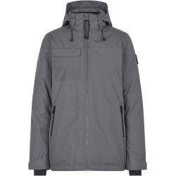 ID 0843 Hooded vinterjakke   dame Silver grey