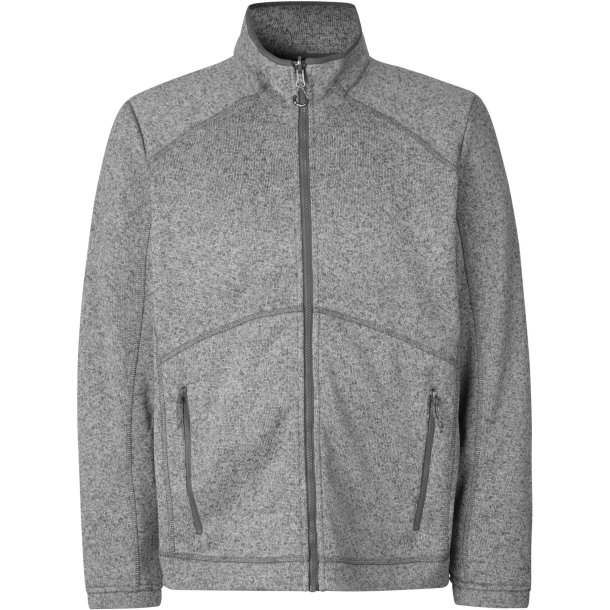 ID 0847 Zip-n-Mix fleece  melange Grafit melange